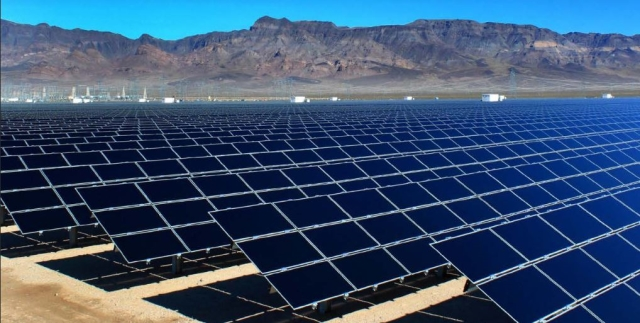 Photo of solar array